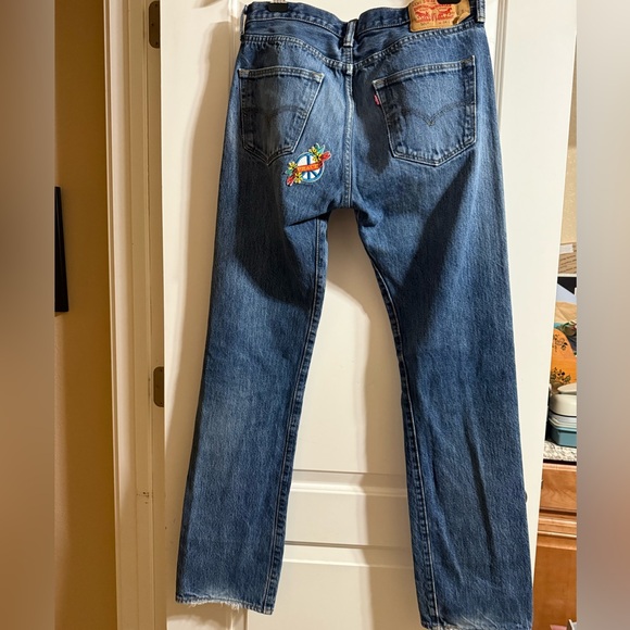 Upcycled 501’s jeans - Picture 2 of 6